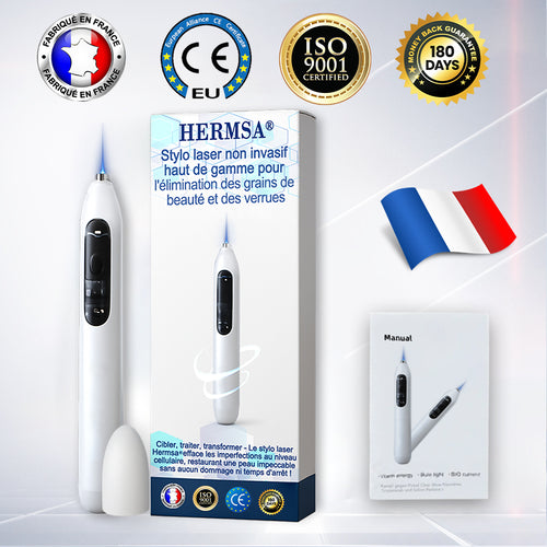 Hermsa® Stylo laser haut de gamme non invasif pour l'élimination des grains de beauté et des verrues